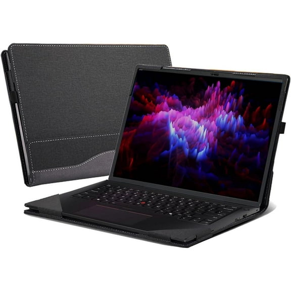 Laptop Cover for Lenovo ThinkPad P14s Gen 5 14 inch All Inclusive Drop Case 14" PU Leather Inside Pocket Cover