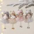 thumbnail image 2 of 1pcs Christmas Tree Ornaments 17cm Cute Plush Angel Girl Ornament Xmas Tree Hanging Pendant | Angel Christmas Decorations, 2 of 5