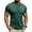 002 Green, variant on Men's Casual Henley Shirts Classic Slim Button Short Sleeve Pullover Solid Gym Workout Athletic T-Shirt