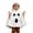 F49-White, variant on FYDUU Toddler Boys Girls Halloween Ghost Face Print Poncho Cape Hooded Top Cute Child Clothes Fancy Party Dress-Up Outfit
