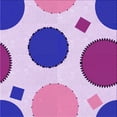 thumbnail image 1 of Ahgly Company Machine Washable Indoor Square Transitional Blossom Pink Area Rugs, 8' Square, 1 of 7
