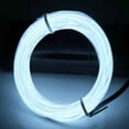 thumbnail image 2 of JYtrend 9ft Neon El Wire light for Party, Burning Man, Halloween costume, Cosplay with 3 Mode battery Pack (White), 2 of 6