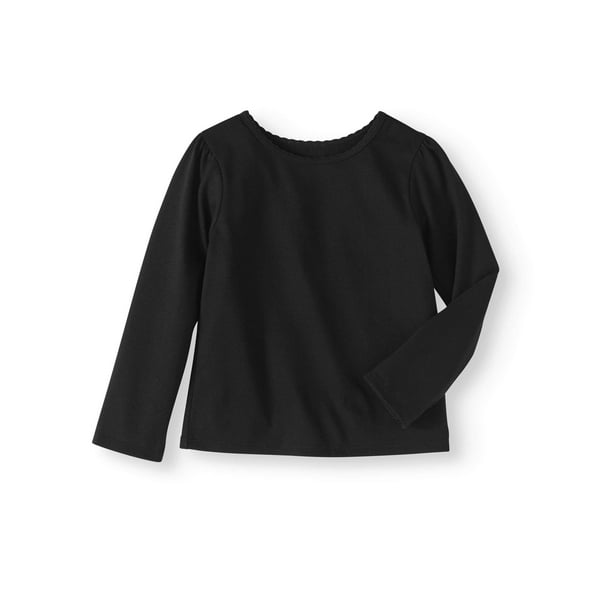 Garanimals Baby Toddler Girls' Long Sleeve Solid Tee