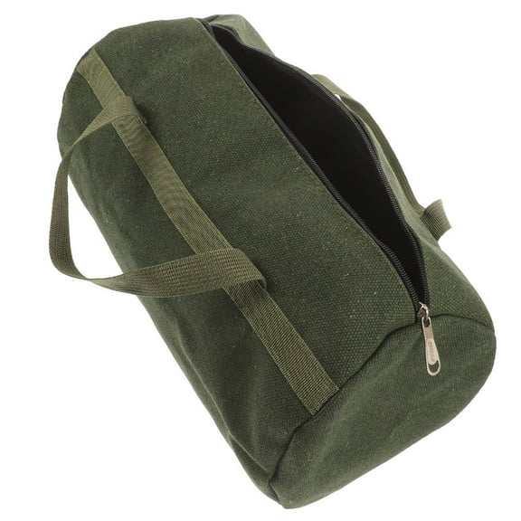 FOMIYES Portable Olive Green Electricians Tool Bag with Wear Resistant Material and Large Capacity