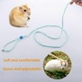 thumbnail image 3 of 3 Pack Adjustable Hamster Leash Harness with Bell for Lead Walking Pet Hamster Gerbil Rat Mouse Harness (Colors May Vary), 3 of 6