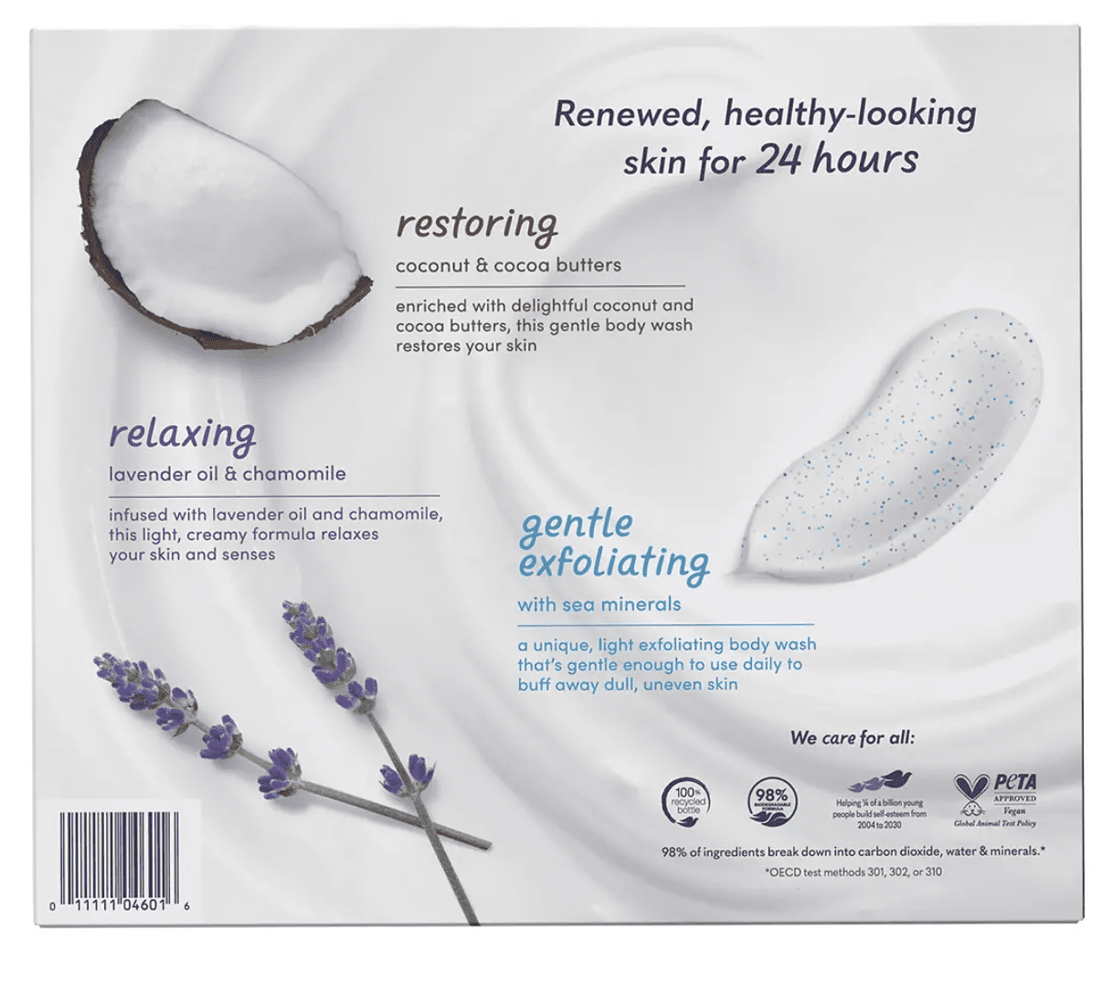 Dove Relax, Exfoliate & Restore Body Wash Variety Pack, 3 pk./23 oz.