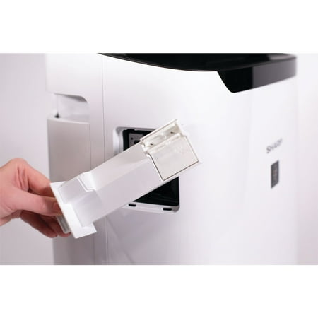 Sharp - Smart Air Purifier with Plasmacluster Ion Technology Recommended for Extra-Large Rooms. True HEPA Filter - White