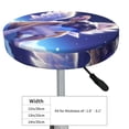 thumbnail image 4 of Disketp Night Sky Winged French Bulldog Funda Redonda para Taburete, Funda de Cojín para Silla de Bar Suave y Elástica-12 inch, 4 of 7