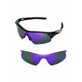 thumbnail image 5 of Walleva Purple Coated Polarized Replacement Lenses for Oakley Radarlock Pitch Sunglasses, 5 of 5