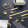 thumbnail image 4 of Gatco 4066 Elevate Glass Shelf, Brushed Brass, 4 of 6