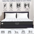 thumbnail image 6 of 12 Inch Queen Hybrid Mattress, Medium Firm Gel Memory Foam & Pocket Coils, Cooling Bed in a Box, Edge Support, Motion Isolation, 6 of 6