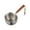 B, variant on SHIMELE 304 Stainless Steel Mini Deep Frying Pan Small Oil Pot Thickened Hot Oil Cooking Skillet with Handle Ideal for Melting Butter and Heating Sauces