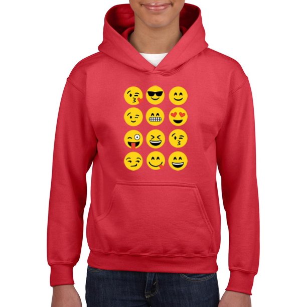 Artix Youth Emoji Group Hoodie For Girls and Boys Sweatshirt
