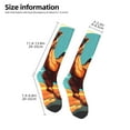thumbnail image 2 of Sigee Cool Camel Oasis Vibes for Socks for Men Women Socks Stocking Compression Socks, 2 of 6