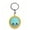 Sky Blue, variant on Glowing Dumpling Clicker Fidget Keychain, Hard Plastic Stress Relief Sensory Toy With Satisfying Clicky Sound For Adults, Quiet Focus Boost Desk Accessory For Work Travel Home (White, 1*1in)