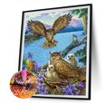 thumbnail image 1 of Cuadros Decorativos 5D diamante pintura búho completo redondo taladro DIY mosaico imagen Kits (L3071) Wdftyju embutido en tela, 1 of 9