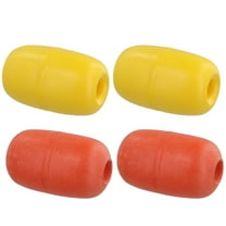 4 PCS Deep Water Floats, Crab Trap Floats, 4.3” x 2.8” Oval Water Floats, Fishing Marker Buoys, Kayak Stabilizers, Marine Rope Floats for Fishing Locating, Anchor Lines, Swimming Pools