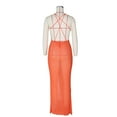 thumbnail image 4 of Beach dress, Polyester, Orange, XL, 4 of 6