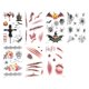 thumbnail image 2 of 7pcs Fake Scars Tattoo Sticker Temporary Waterproof Zombie Makeup Tattoos for Halloween, 2 of 4