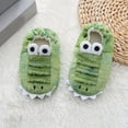 thumbnail image 5 of Ketyyh-chn99 Slippers for Boys Girls Winter Warm Shoes Boys & Girls Memory Foam Kids House Slippers Nonslip Indoor & Outdoor Size for US 11.5,Green, 5 of 8