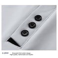 thumbnail image 5 of KeShDi Summer Linen Tshirt Mens Shirts Polo Shirt Men's Summer Casual Short Sleeve Top Solid Color T-shirt Half Sleeve Short Sleeve Collar Top/Shirt Gray L, 5 of 8