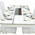 thumbnail image 4 of Ryvnso Placemats Set of 4 Golden Marble White Dining Mats Heat-Resistant Non-Slip Washable Table Mat, 4 of 8