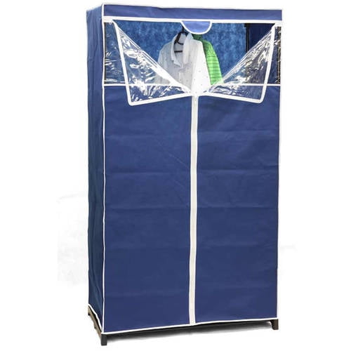 Home Basics Storage Closet, 36-inch, Navy - Walmart.com