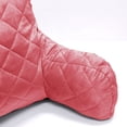 thumbnail image 6 of Home Soft Things DO-IT-YOURSELF Velvet Quilted Bedrest Pillow - Spiced Coral - 20" x 18" x 17", 6 of 9