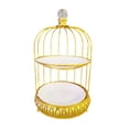 thumbnail image 5 of DOMELAY Bird Cage Cake Dessert Stand Metal Holder for Table Centerpiece Wedding Home double layer, 5 of 9