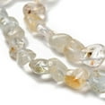 thumbnail image 4 of 5Strand Natural Topaz Beads Strands Tumbled Stone 7~13x4.5~10x4.5~10mm Hole: 1.2mm about 44~46pcs/strand 15.08''~16.14''(38.3~41cm), 4 of 5