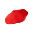 thumbnail image 2 of Top Headwear Wool Beret - Red, 2 of 3