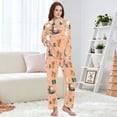 thumbnail image 4 of FORMRS Womens Pajama Set Long Sleeve Top and Pants with Pockets Soft Comfy Lounge Sleepwear, Sizes S-2XL, Christmas Santa, 4 of 7