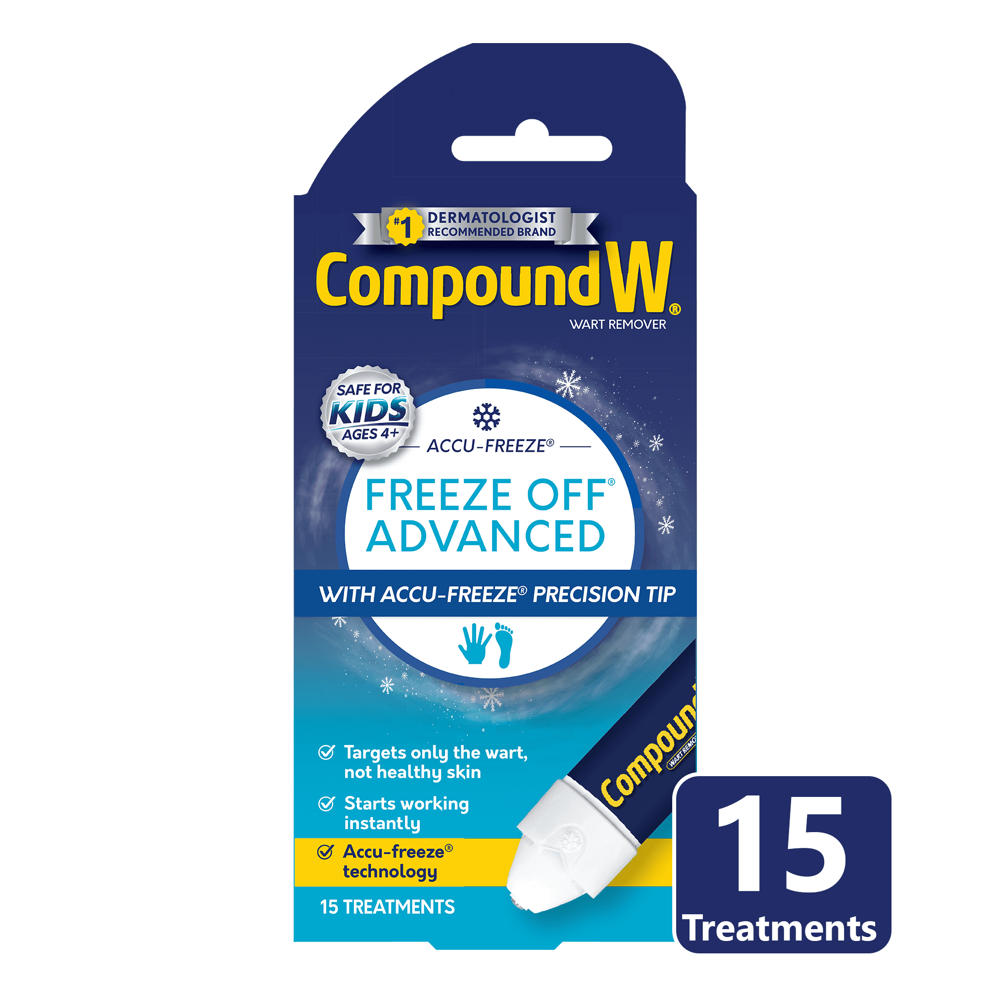 Compound W Freeze Off Advanced Wart Remover with AccuFreeze, 15