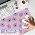 thumbnail image 4 of Long Mouse Pads for Desk,Pioneer Flower Floral Print Pattern Desk Mats on Top Of Desks, Desk Mouse Pad Extra Large with 3mm Non-Slip Base and Stitched Edge for Gaming,Office,Work,Home 31.5"x15.7", 4 of 6