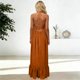 thumbnail image 4 of Faldas Largas de las Mujeres de la Ropa de Cama Se Sienten Sueltas Casual Doblado con Pliegues Falda de Suspensión Ajustable, Ropa de Dormir para el Hogar, 4 of 7