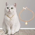 thumbnail image 1 of Reheyre Eye-Catching Exquisite Bowknot Pet Necklace with Faux Gemstone Pendant - Elegant Jewelry for Dogs and Cats, 1 of 7
