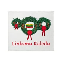 CafePress - Lithuania Christmas 2 Throw Blanket - Soft Fleece Throw Blanket, 50"x60" for All Ages