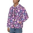 thumbnail image 3 of Kdxio cartoon rainbow Skull Print Men Hoodies Casual Hoodies for Men with Zip Pockets Full Zip Long Sleeve Sweatshirt Sports Hooded Jacket-XX-Large, 3 of 5