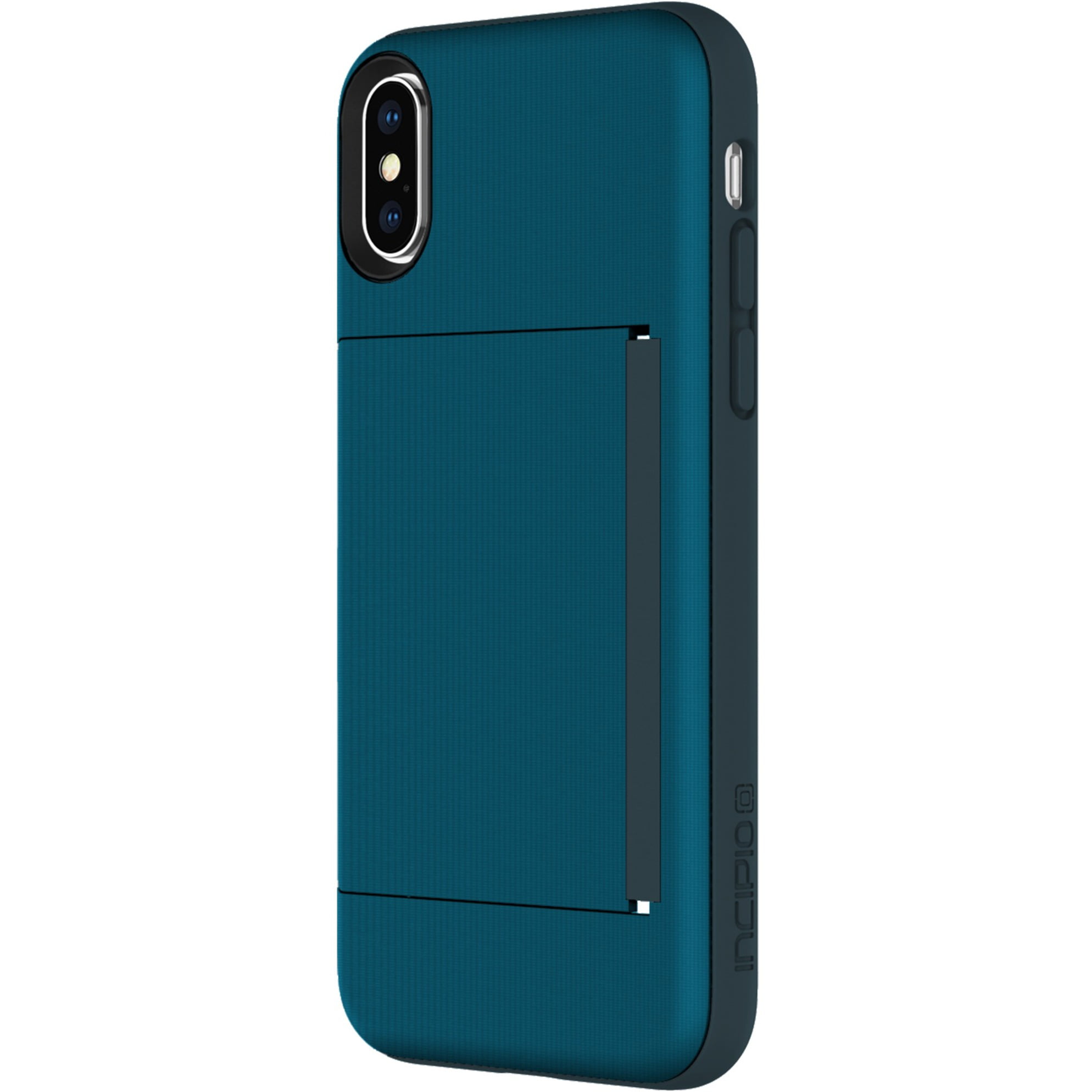 Incipio Stowaway Credit Card Case with Integrated Stand for iPhone X - Walmart.com - Walmart.com