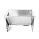 thumbnail image 4 of Estufa de Leña Plegable Portátil para Exteriores, 2 Modelos, de Acero Inoxidable, para Barbacoa, Suministros para Acampar, Estufa de Carbón, L, 4 of 5