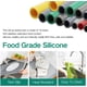thumbnail image 4 of Estante de secado de platos plegable Multiusos Silicona envuelta Metal Acero Cuadrado Barras sólidas Platos Escurridor Estante Fregadero grande Escurridor de cocina Estante Adepaton  LRWJ099-1, 4 of 8