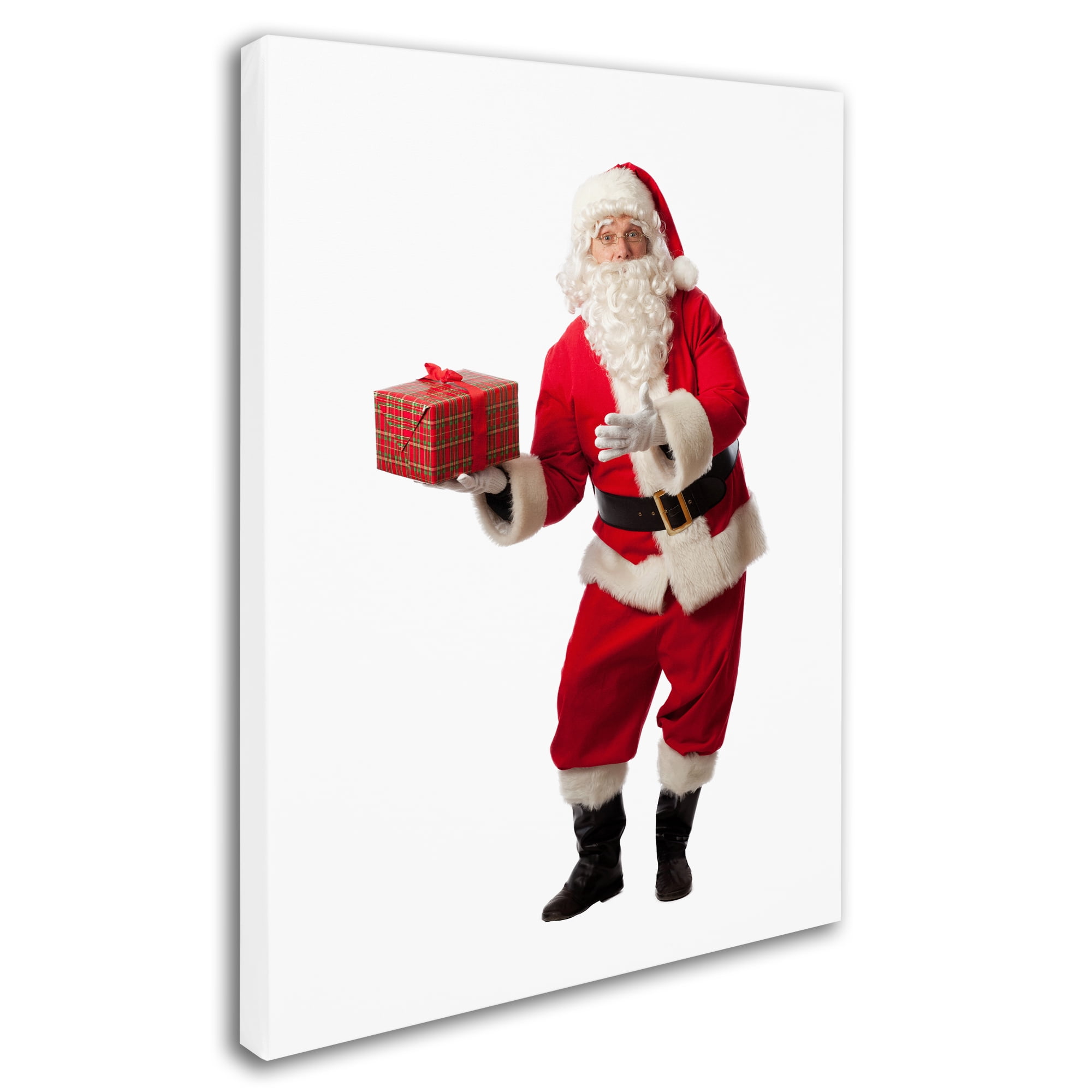 Trademark Fine Art 'Santa-gift-10067' Canvas Art by Ed Wheeler