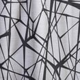 thumbnail image 4 of Designart 'Black Web Pattern' Modern & Contemporary Curtain Panel, 4 of 5