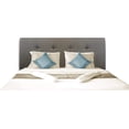 thumbnail image 2 of Sole Designs 8-button Tufted Candice Charcoal Headboard California King, 2 of 2