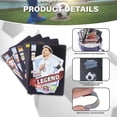 thumbnail image 3 of 2025 55 Uds. Tarjeta de lámina dorada de estrellas de fútbol mundial contiene 55 mejores tarjetas de colección de estrellas de fútbol del mundo, gran regalo, 3 of 5