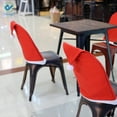thumbnail image 6 of Deago 2 PCS Santa Clause Hat Chair Covers, Red Hat Kitchen Chair Back Covers For Christmas Holiday Festive Décor, 6 of 8
