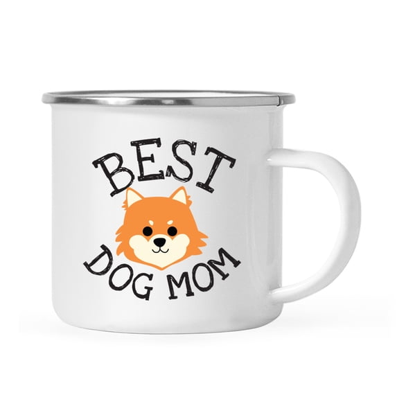 Koyal Wholesale Best Dog Mom Stainless Steel Campfire Mug Pomeranian, Dog Graphic