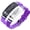 Purple, variant on Christian Couples Bracelet for Men Women.Matthew 28:20 "I am with you always" Bible Verse Silicone Bracelets His Hers Macthing Set Religious Valentine's Day Gift for Husband Wife BF GF