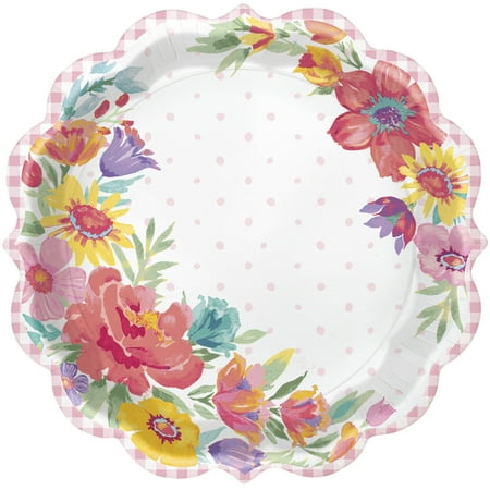 Pioneer Woman Multi Color Blooming Floral Tableware Kit for 16 Guests