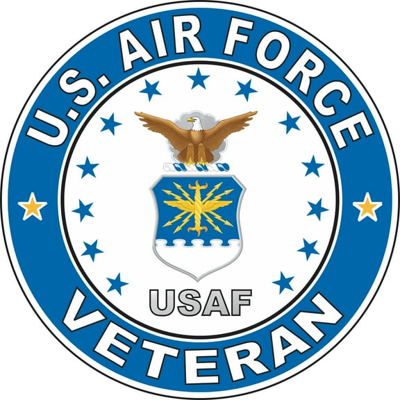 U.S. Air Force Veteran 3.8" Decal